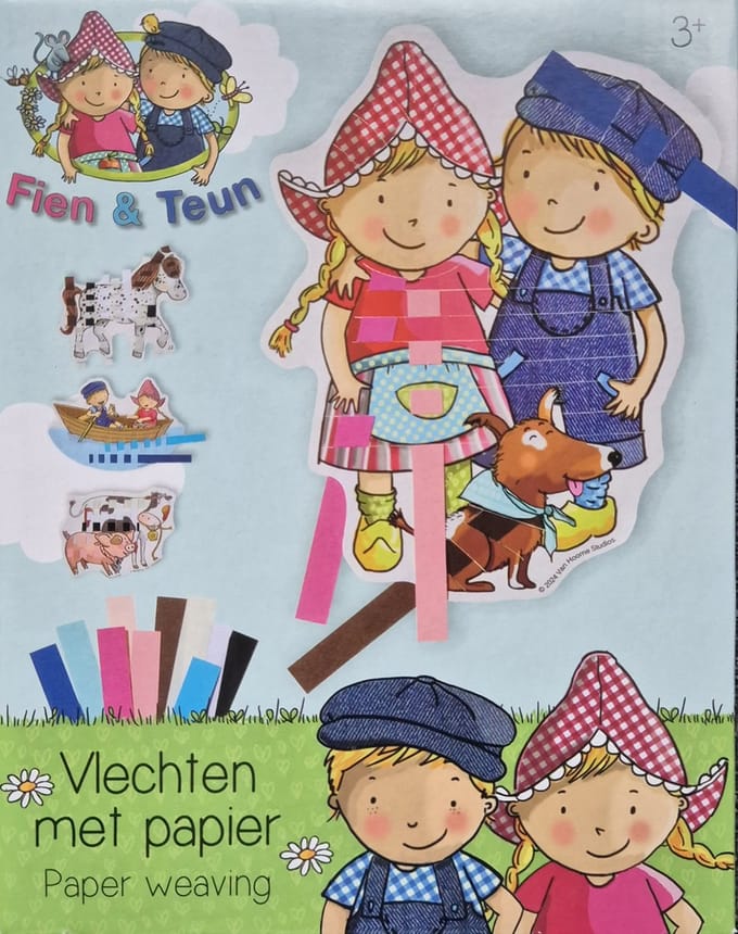 Fien & Teun - Vlechten met Papier - Knutselen - 3+
