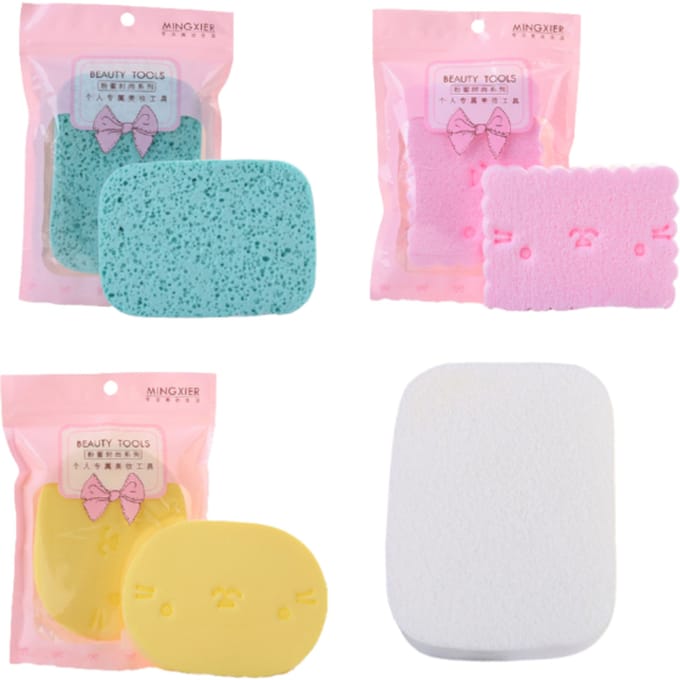 MINGXIER - Face Cleaning Sponge (Random Colour) - 1pc