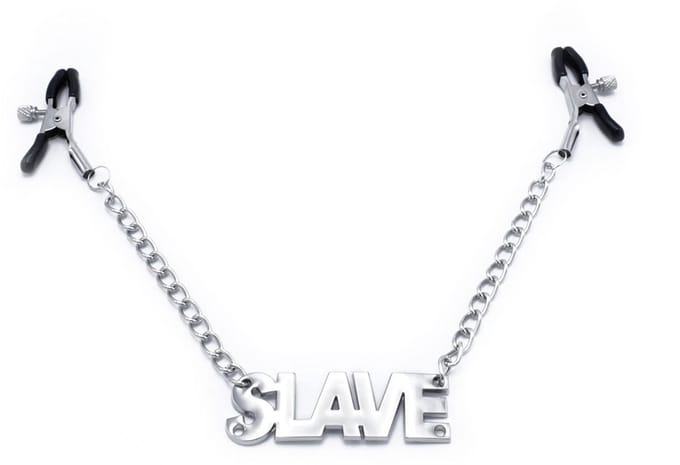 Kiotos - Tepelklemmen Met Ketting En tekst SLAVE