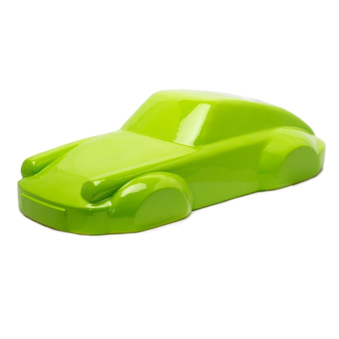 Sculptuur van Porsche 911 appelgroen 964 1:12