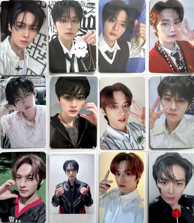 Stray kids LeeKnow fotokaartenset 4pcs white