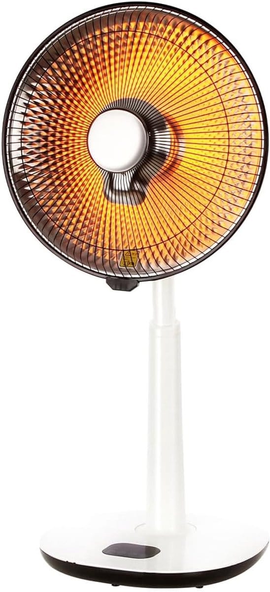 Compacte Elektrische Verwarming met Afstandsbediening en Timer - Instelbaar Vermogen