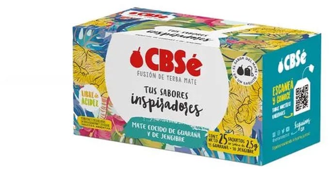 Yerba Mate CBSe Cocido Mix Inspiration 25 x 2,5g