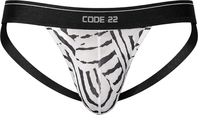 CODE 22 Jockstrap Savanna - MAAT M - Heren Ondergoed - Jockstrap voor Man - Mannen Jock