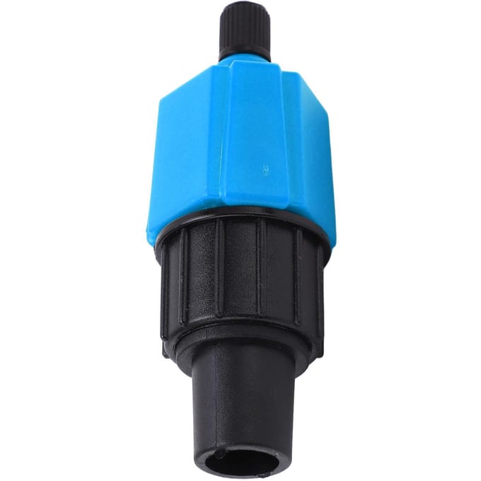 Adaptateur de valve à air pour bateau Convertisseur de valve à air pour compresseur Adaptateur de pompe à air pour Kayak Bateau gonflable Raft Paddle bleu