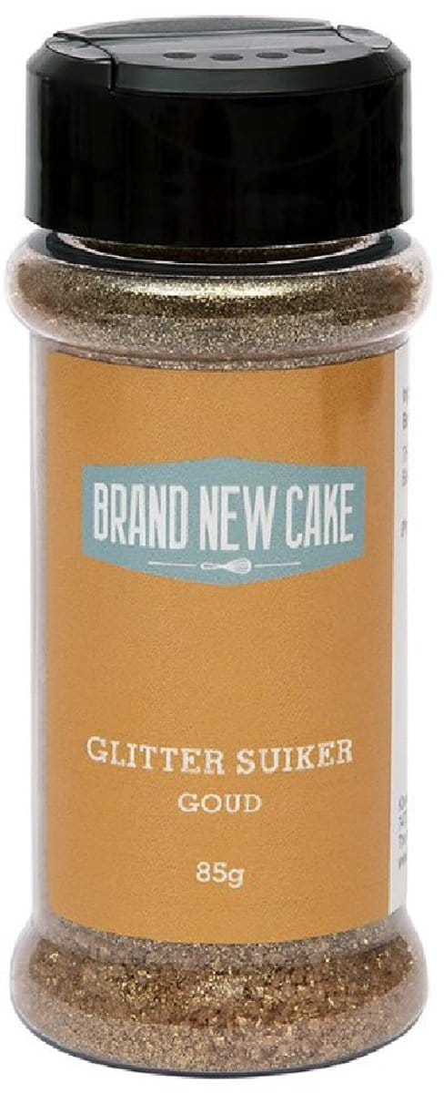 BrandNewCake® Glitter Suiker Goud 85gr - Eetbare Gouden Glittersuiker - Taartdecoratie