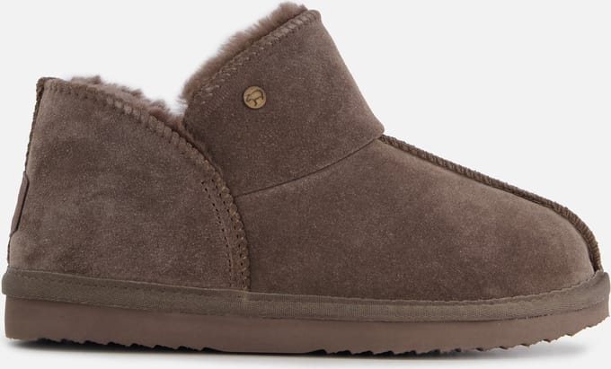 Warmbat Willow Suede Dames Sloffen - Grijs