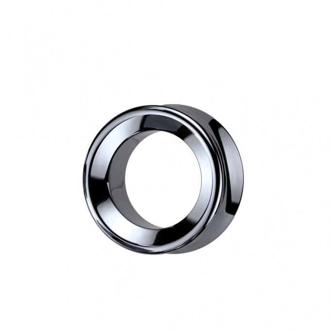 Double Flared Light Weight Hematite 25 mm - LMPiercings