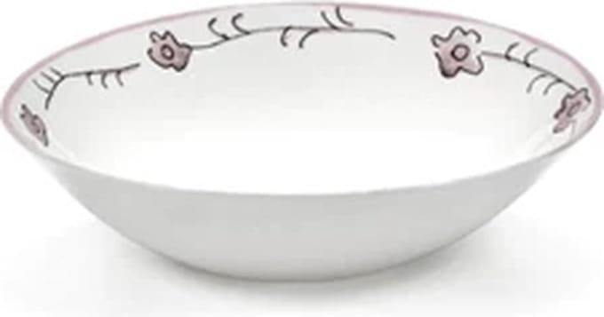 Serax Marni Midnight Flowers Dark Viola bowl D22cm H6.8cm roze