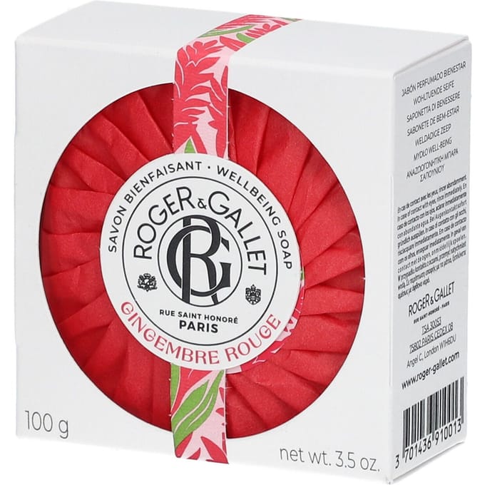 Roger & Gallet Gingembre Rouge Wellbeing Soap 100 Zeep