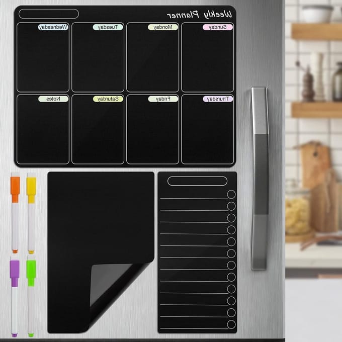 Solidchoice - Magnetische Weekplanner voor de Koelkast 42 x 30 cm