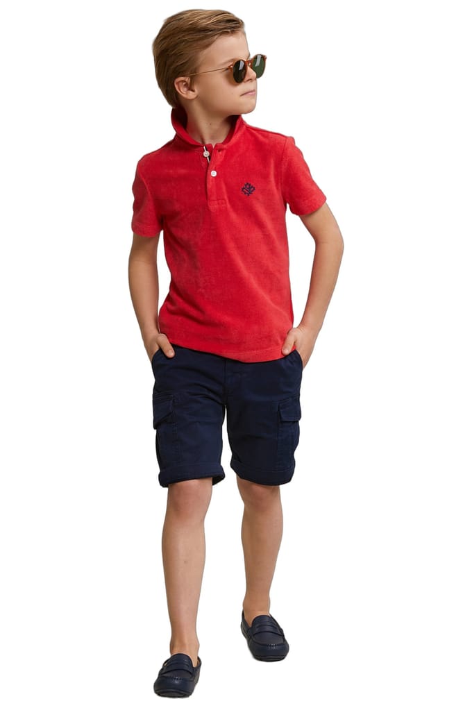 River Woods Custom Fit Sponge Polo Pomegranate Taglia: 6 | Camicie Outlet | kids