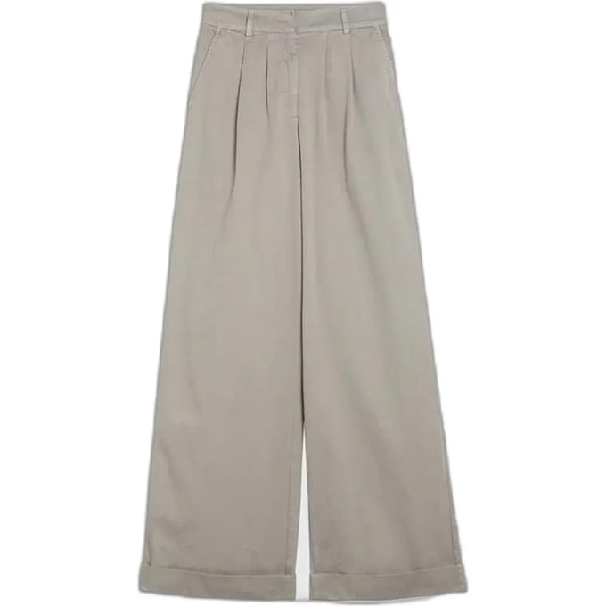 Dames katoen brede broek Palm Angels