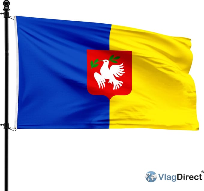 Dentergemse vlag - Gemeente Dentergem vlag - 90 x 150 cm.