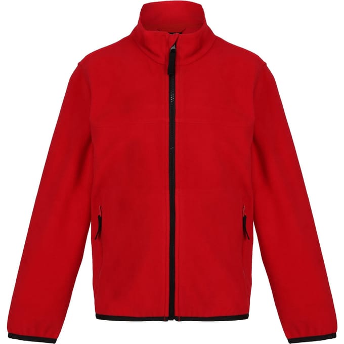 Regatta Kinder/Kids Microfleece Full Zip Fleecejack (Klassiek rood)
