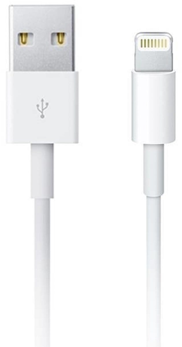 Apple - Lightning Oplaadkabel - USB‑A naar Lightning - 12W - 1m - Wit