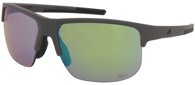 Zonnebril Alpina Eagle Q-Lite Midnight-Grey Matt/Green