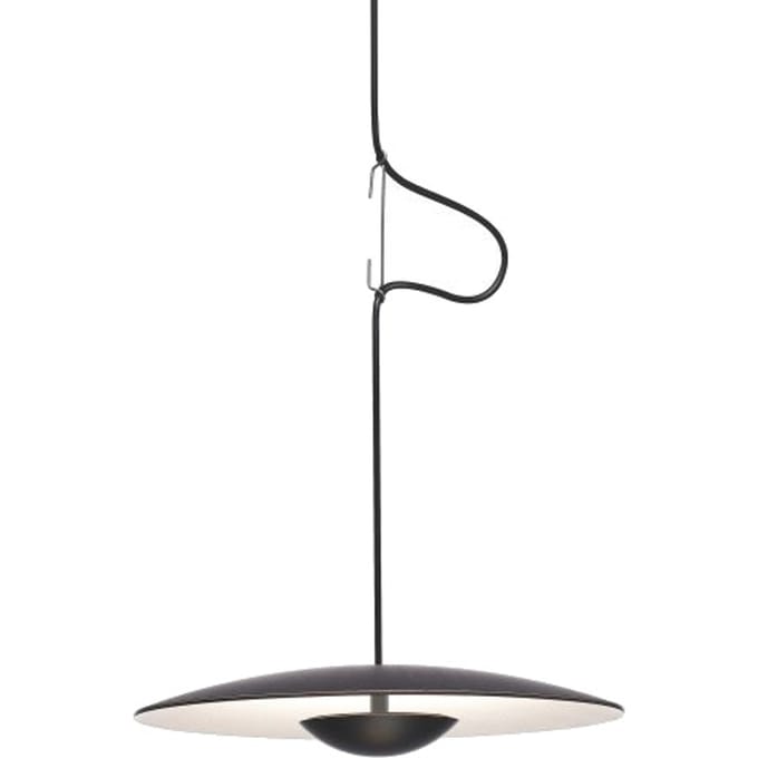 MARSET Ginger LED hanglamp Triac Ø32cm wengé/wit
