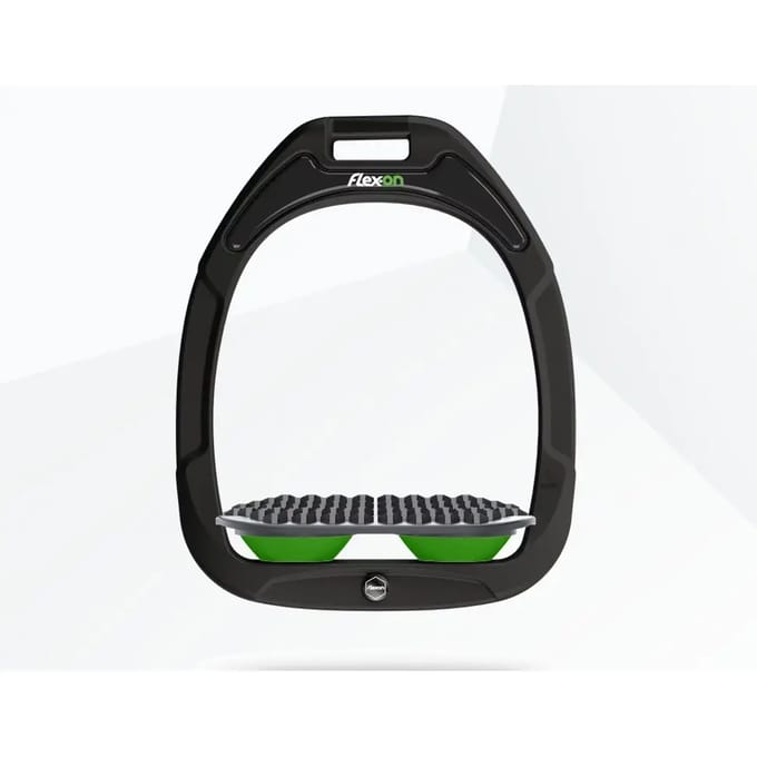 Endurance stijgbeugels Groen/grijs/groen Flex-On Green Composite