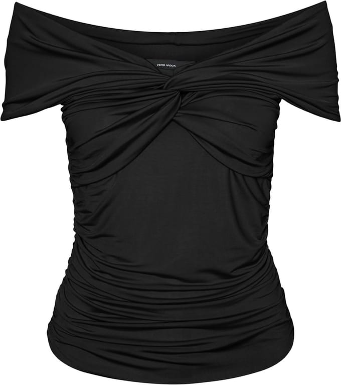 VERO MODA - VMSALLA OFF SHOULDER KNOT TOP JRS - Dames - Blouses