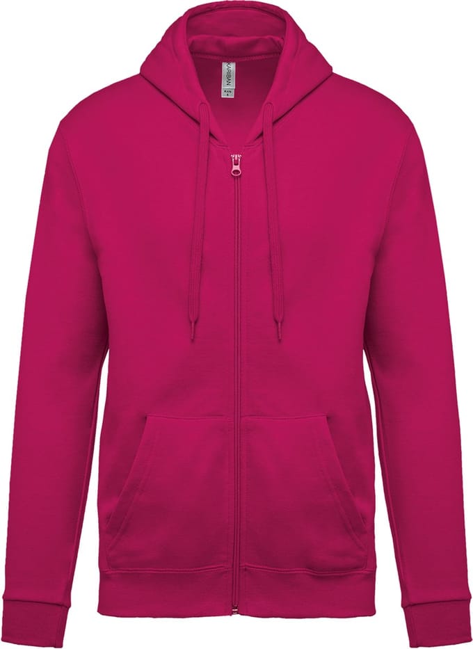 Kariban Sweater met rits en capuchon K479 - Fuchsia - L