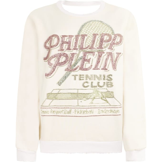 Open Back Sweatshirt Tennis Club