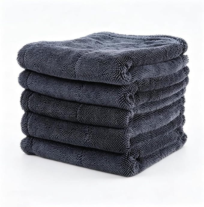 Autowashanddoeken Set - Autodroogdoeken Microvezel - Auto Drogen Reinigen - Ultra-absorberend Sneldrogend - 40x60 cm - normal