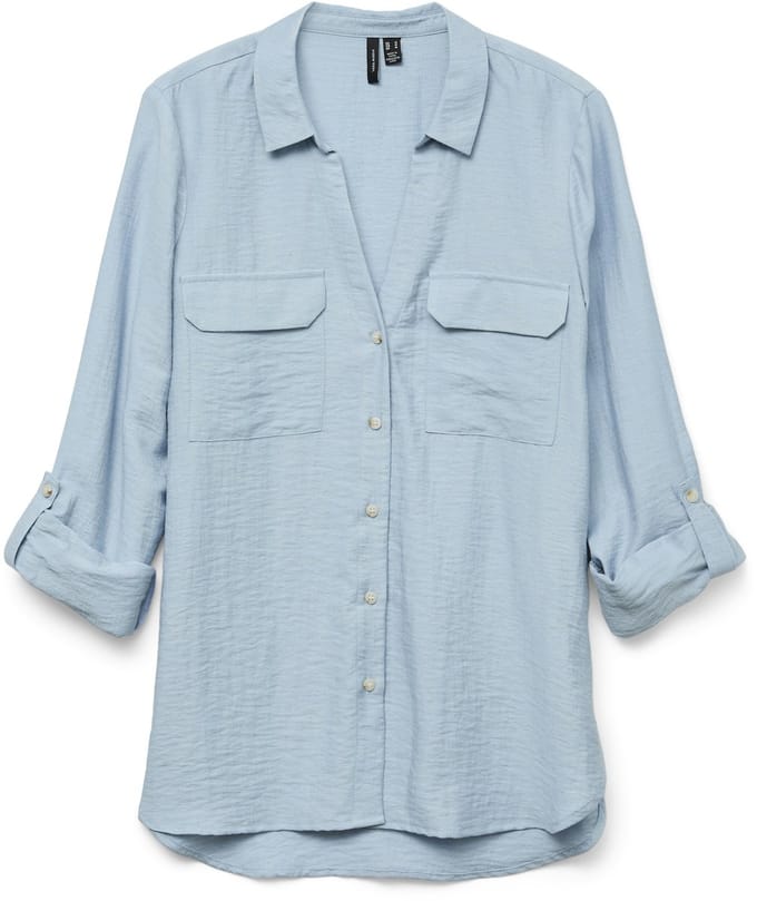 VERO MODA - VMRAY LS FOLD UP SHIRT WVN EXP - Dames - Blouses