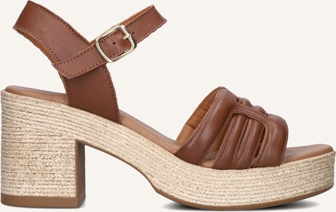 Notre-V As-2000 Sandalen - Dames - Cognac - Maat 40