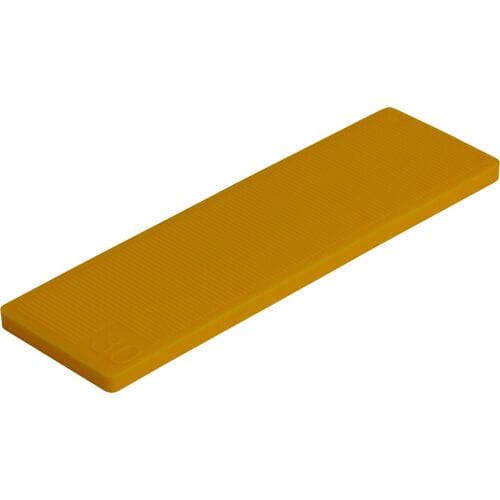 Kohlerwoodcap Beglazingsblokje 30X4mm geel (100st)