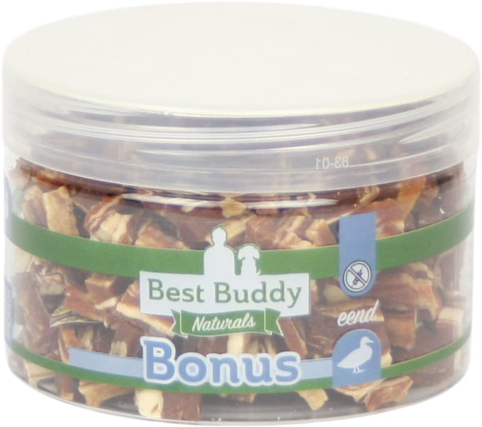 Bonus Eend 100 gram - Trainingssnack - Glutenvrij - Mono proteïne - Best Buddy Pets