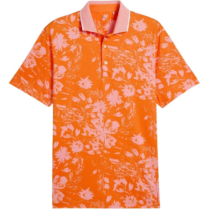 Puma Mattr Rose Performance-poloshirt voor heren (Oranje)