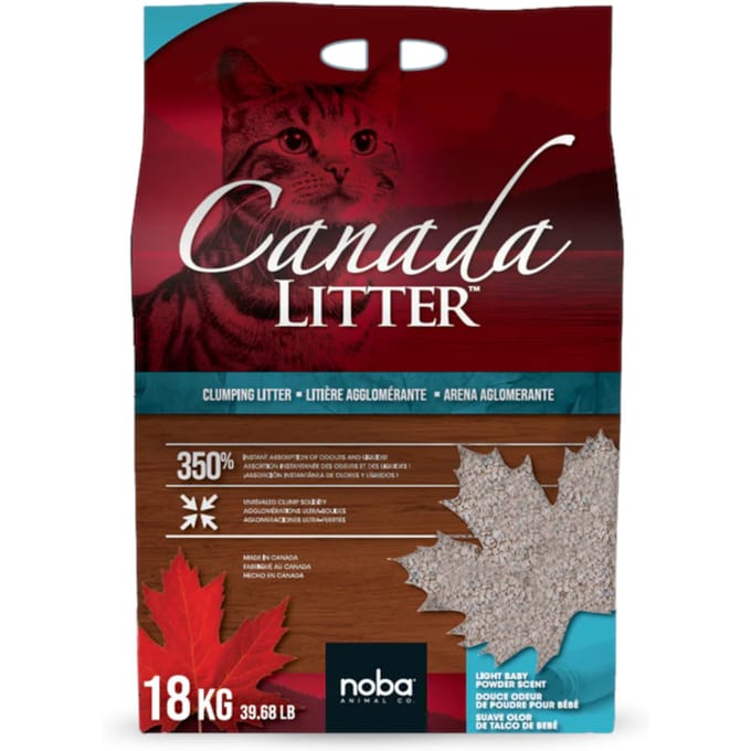 18kg Canada Litter Babypowder Scent kattenbakvulling