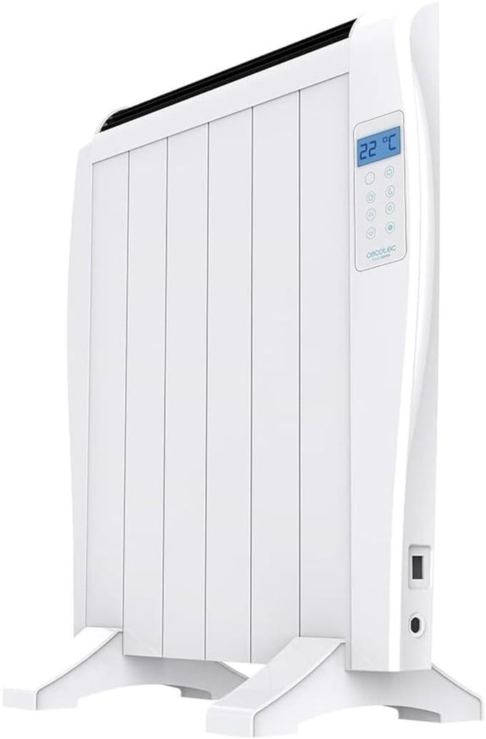 Elektrische Radiator - Warmte Element - Snelle Verwarming - Energiebesparend Ontwerp - 6 Elementen - Wit