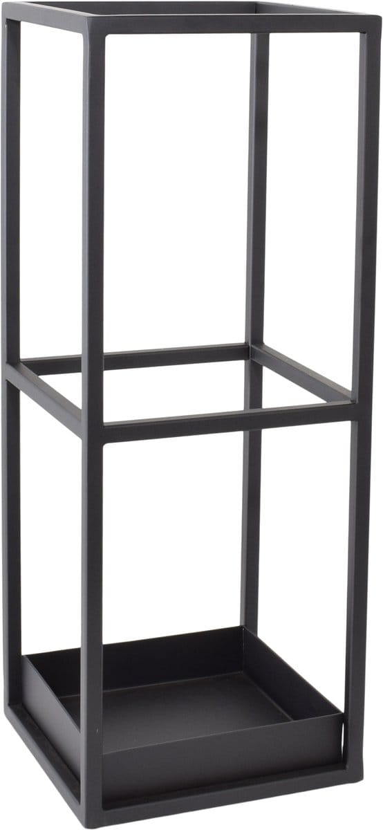 LOFT42 Stormy Paraplubak Zwart - Metaal – 53x20x20