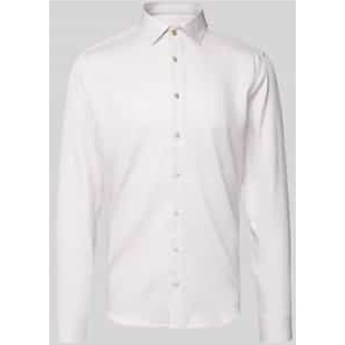 Strijkvrij overhemd beige Seidensticker Slim Fit katoen