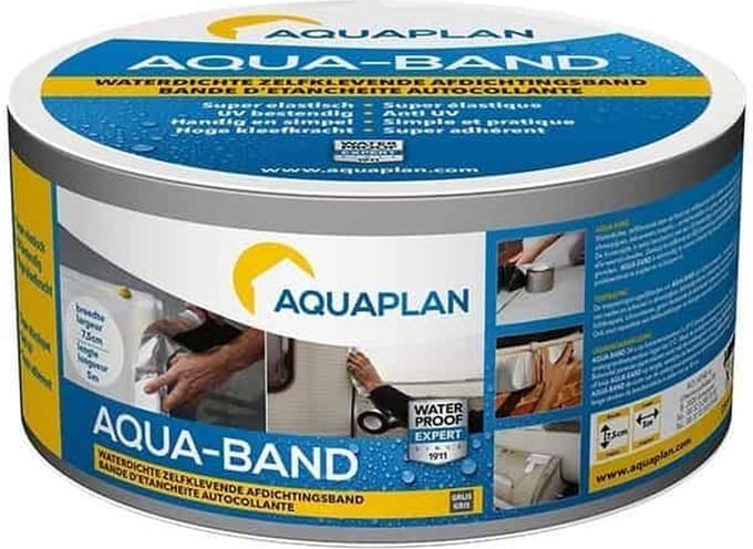 Aquaplan Afdichtingsband Aqua-band Grijs Zelfklevend 5mx7,5cm