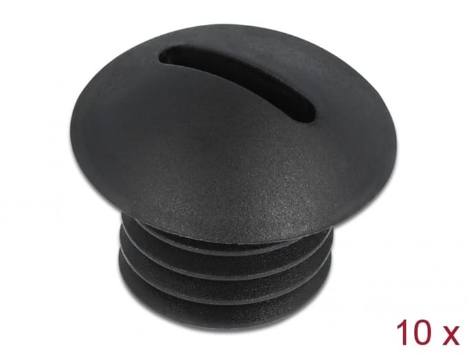 Delock Sealing Plug M10 x 1.5 black 10 pieces