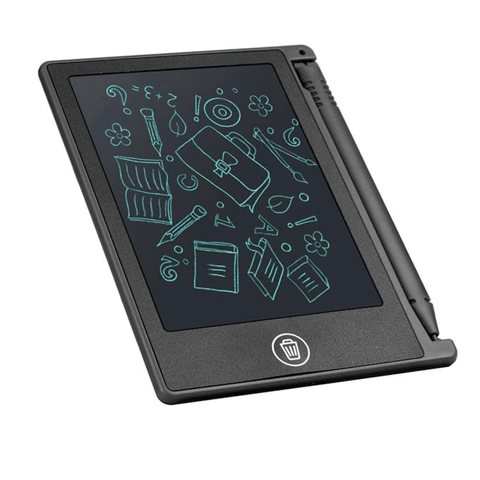 LCD 4,5 inch Handschrift Schrijftablet Tekenbord voor KinderenKind Memo Lijst Herinnering Zwart blauw