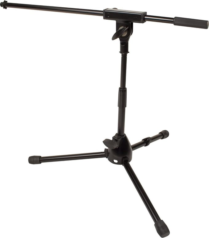 Korte Microfoonstandaard met Galg - Compacte Zang- en Instrumentenhouder