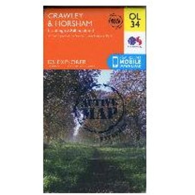 Crawley & Horsham, Cranleigh & Billingshurst - Ordnance Survey