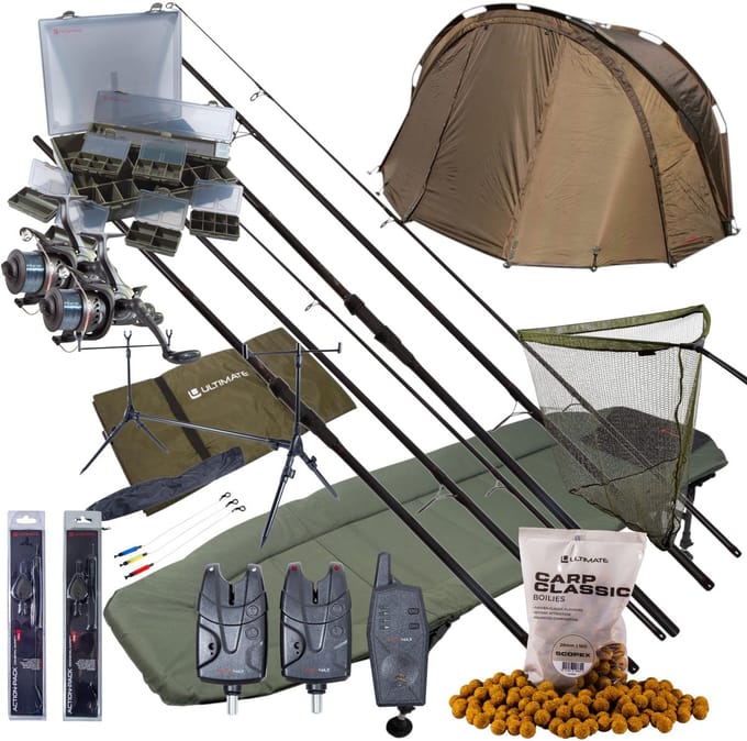 Ultimate Mega Complete Carp Night Fishing Set - Karper Set