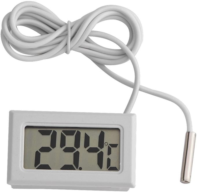 Het Zwembad Bad Thermometer Mini Led Display Digitale Temperatuur Meter Gebruiksvoorwerpen Probe Sensor Digitale Lcd Thermometer