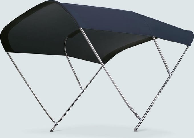 Tessilmare 3-boogs navy Biminitop type Biminox 230 x 145 x 230 cm