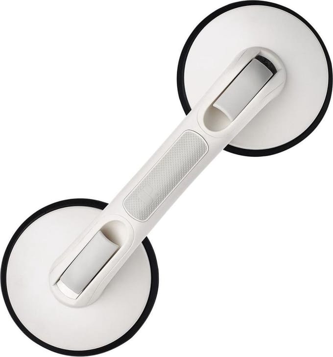 RIDDER Handgreep zuignappen Premium 12,5 cm 80 kg wit A0243301