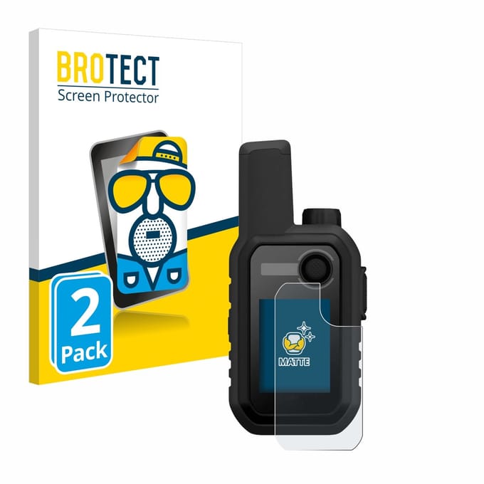 BROTECT - Screenprotector voor Garmin Alpha 10 K - Folie Beschermfolie matte 2 Stuks