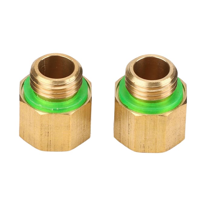 2 STUKS Hogedrukspuit Reducer Adapter G3/8 Binnendraad naar G1/4 Buitendraad Pesticide brown
