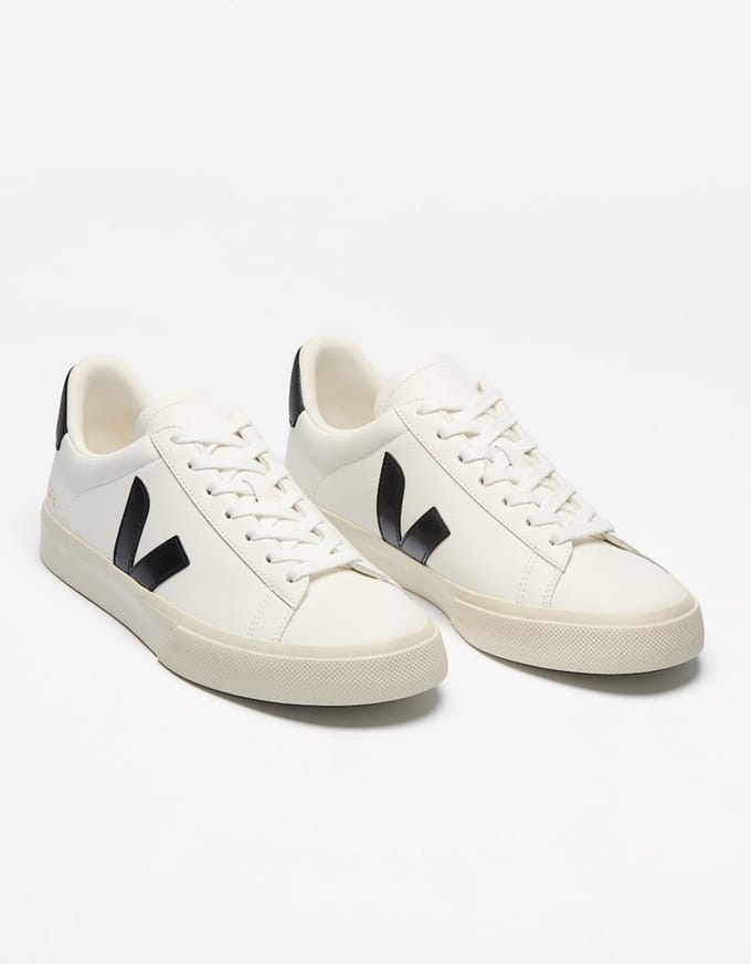 Veja - Schoenen Wit Veja Campo Leather Sneakers Wit Cp051537