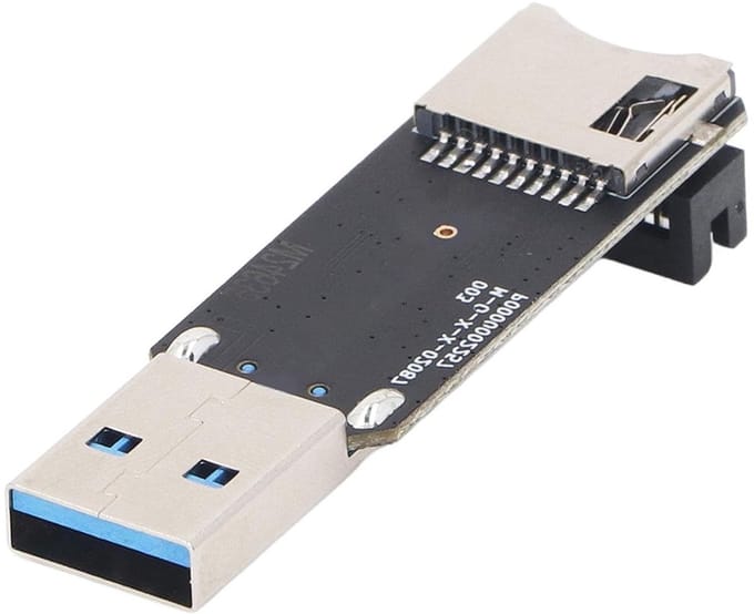 EMMC Adapter V2 - Card Reader Module - Data Overzetten - USB 3.0 Interface - Compact - Zwart