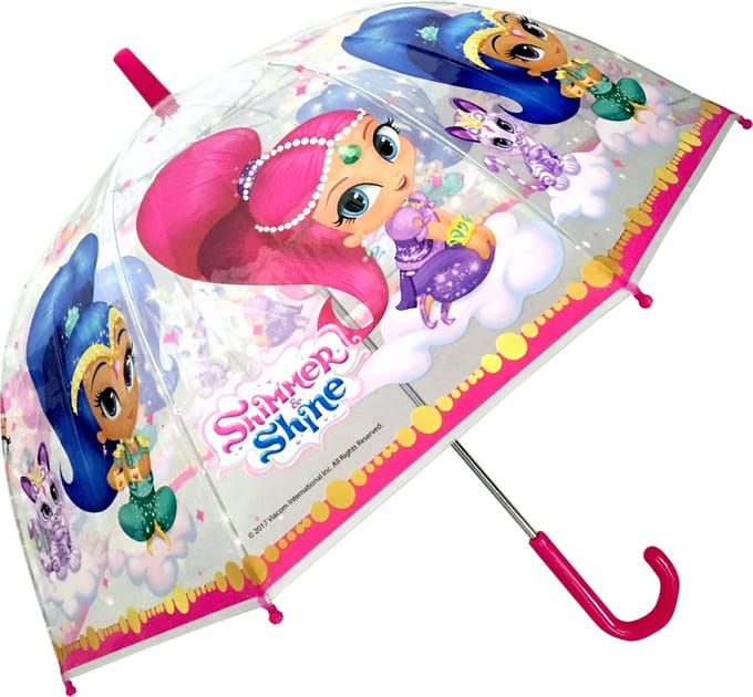 Transparante koepel paraplu Shimmer & Shine